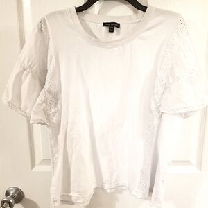 Lane Bryant Ruffled Sleeve T Shirt